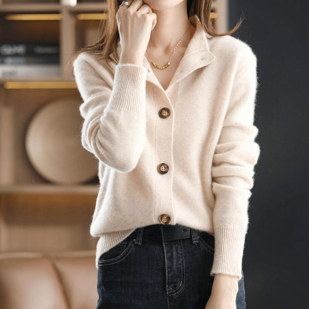 Katharina® | Gilet en cachemire tricoté
