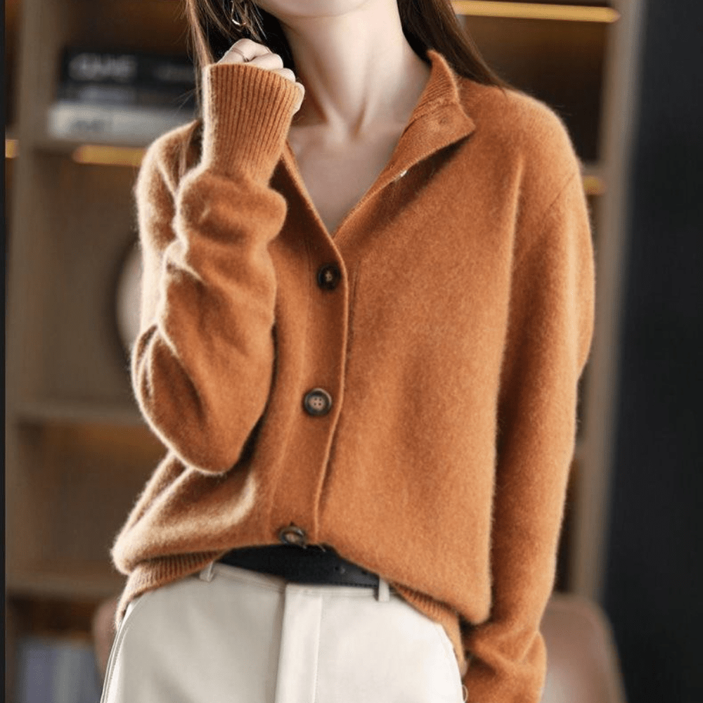 Katharina® | Gilet en cachemire tricoté