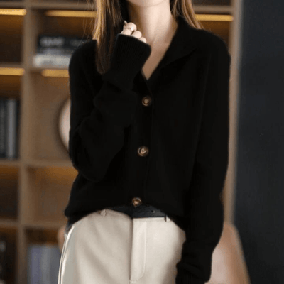 Katharina® | Gilet en cachemire tricoté