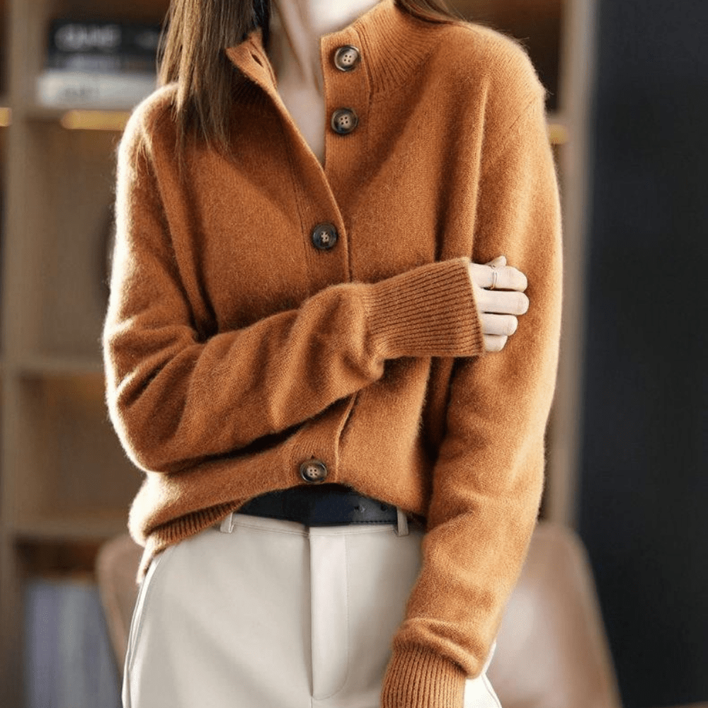 Katharina® | Gilet en cachemire tricoté