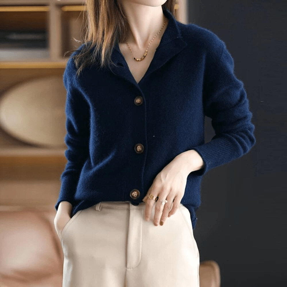 Katharina® | Gilet en cachemire tricoté