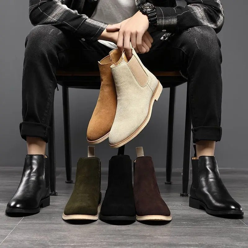 Bradley | Bottes Chelsea en daim