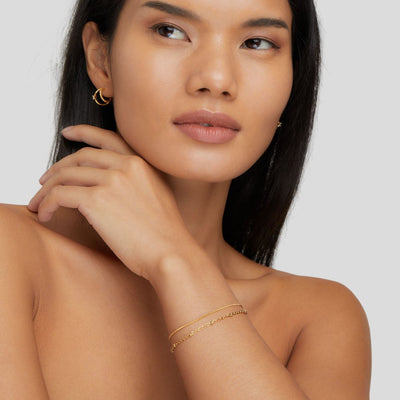 Sabrine® | Bracelet Empilé en Or
