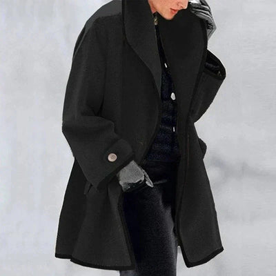 Melinda® | Manteau en laine avec finition contrastante
